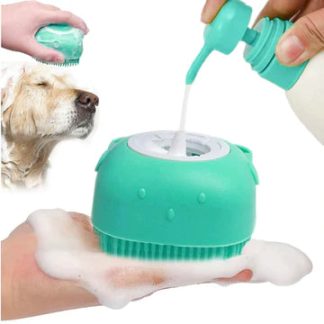 Escova de silicone para pets